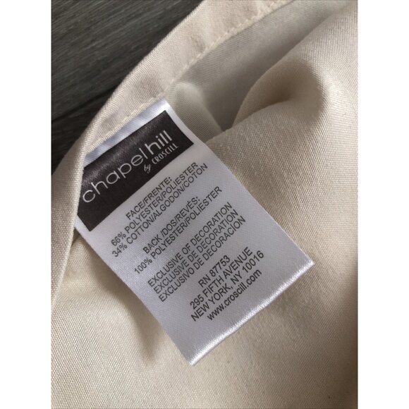 Croscill Standard Pillow Shams Floral Print Pastel Corded Chapel Hill Set Of 2 - Picture 5 of 6